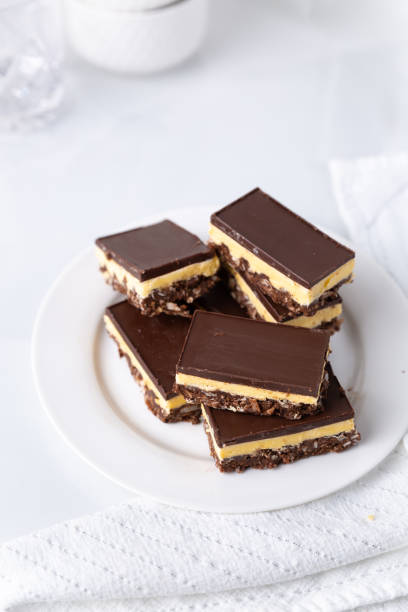 istock Nanaimo bars - a traditional Canadian dessert 1337465185