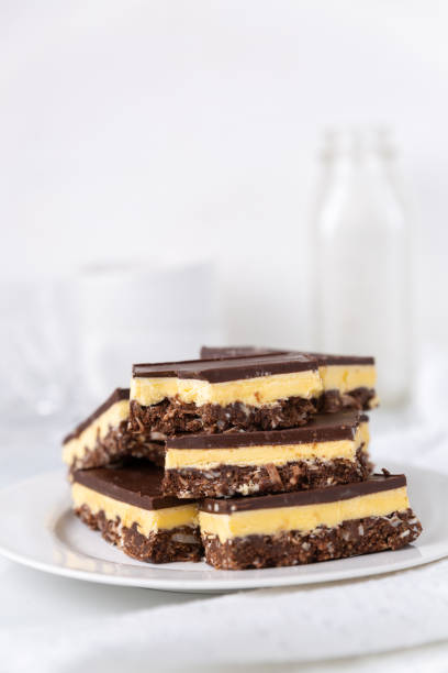 istock Nanaimo bars - a traditional Canadian dessert 1337465237