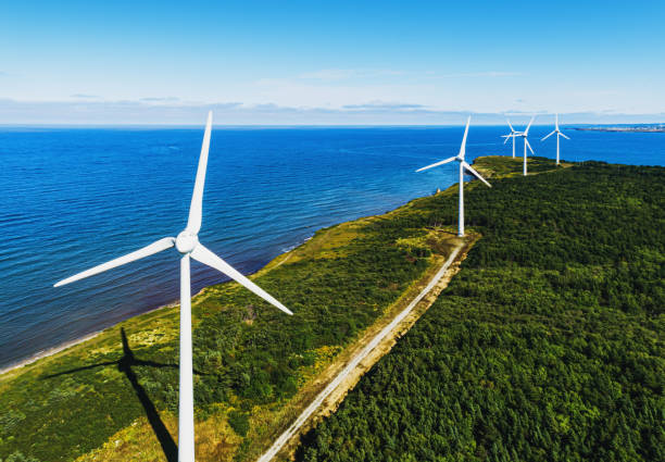 istock Wind Farming On Coastline 1337469311