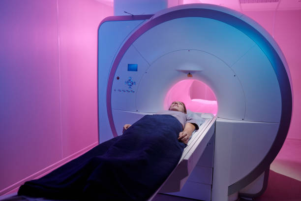 istock Young sick woman undergoing medical procedure 1337470181