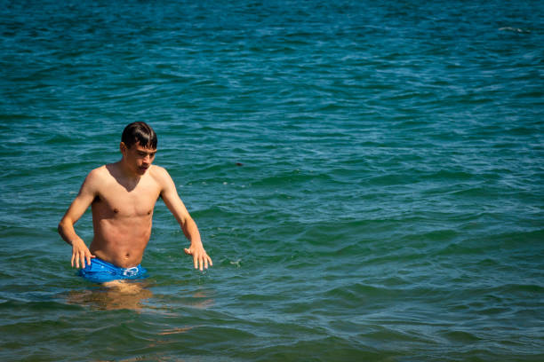 istock Having fun in the sea 1337471490