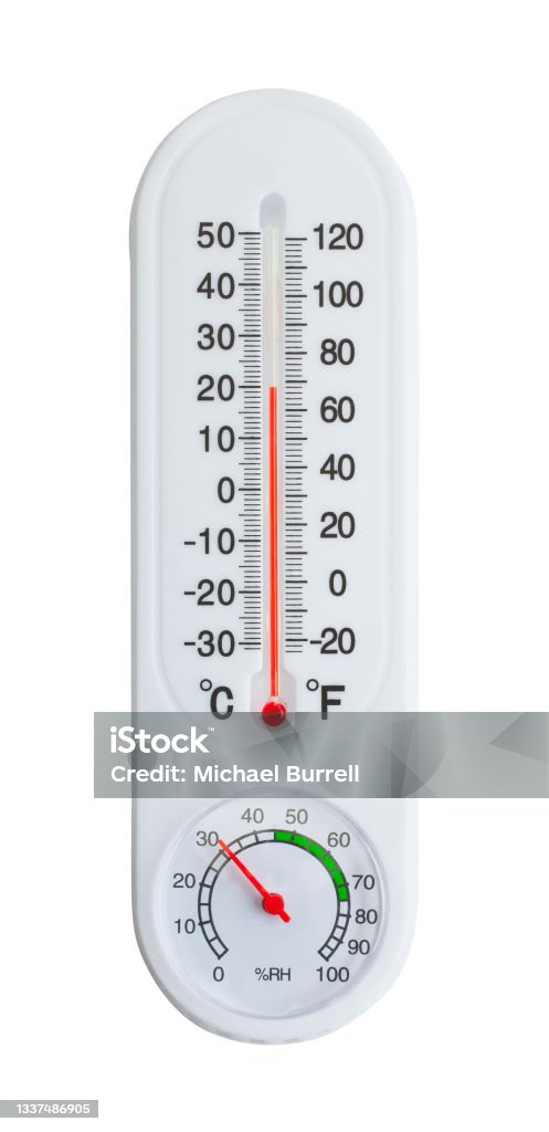 Outdoor Thermometer Stock Photo - Download Image Now - Cut Out, Thermostat,  Celsius - iStock