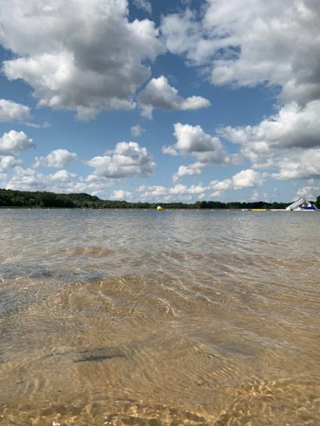 A beautiful view, clear water and blue sky.