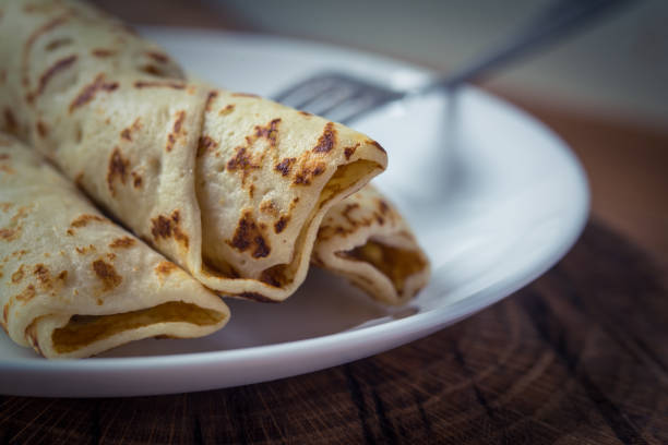 istock Fresh homemade spring rolls with chicken 1337492311
