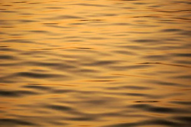 Vibrant abstract photo illustration of sea surface at sunset