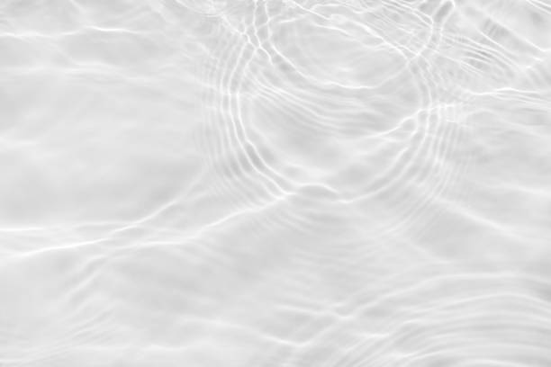istock Water texture overlay effect for photo and mockup. Organic shadow caustic effect with wave refraction of light toned in white or light gray 1337506305
