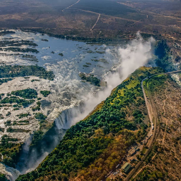 istock Zambezi river and Victoria falls 1337519355
