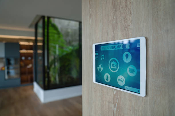 istock Close-up on a home automation system at an intelligent house 1337519519