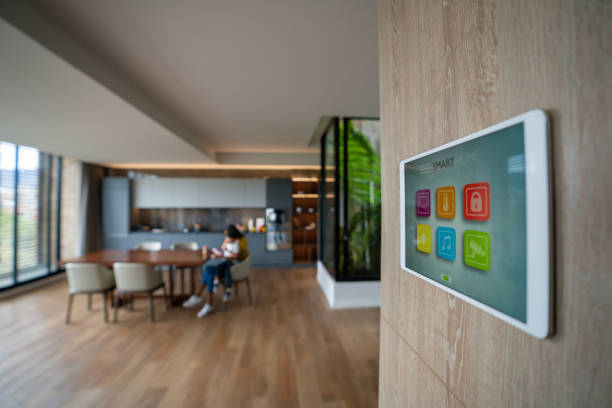 istock Close-up on a home automation system at a house 1337519520