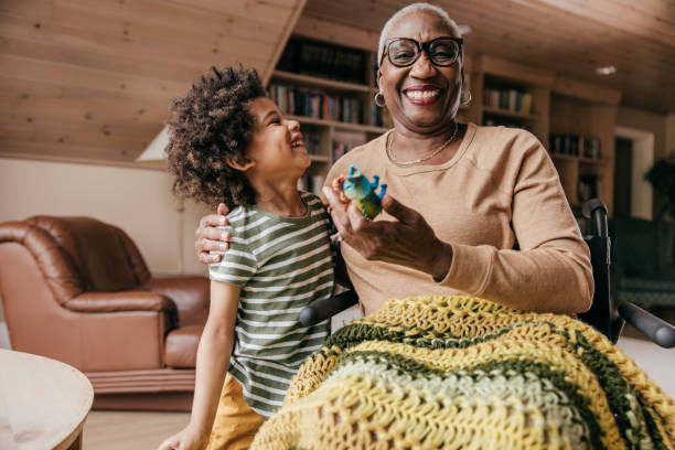 istock Laughing with grandmother 1337522845