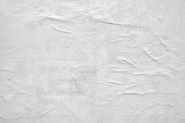 Blank white torn paper poster texture background