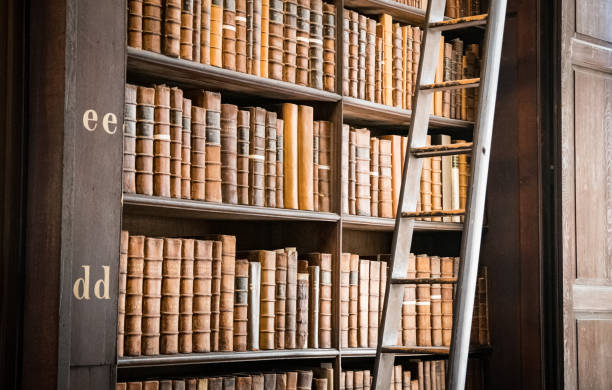 istock Ancient books from library at Trinity College in Dublin, Ireland 1337525633