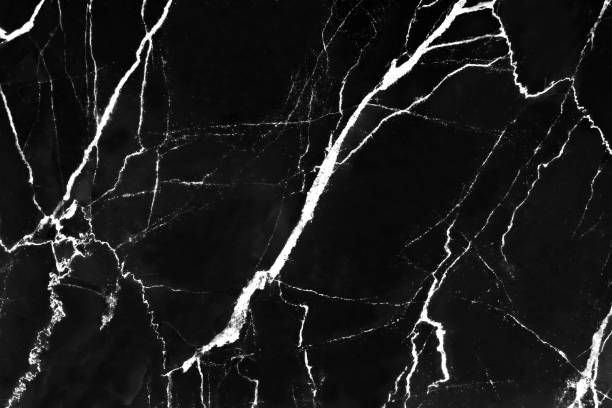 istock Old patterns seamless of marble surface white on black background 1337544117