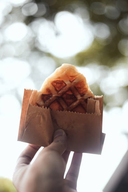istock Homemade Croissant Waffle (Croffle) 1337567560