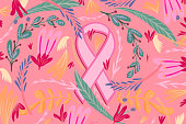 istock Pink ribbon for breast cancer awareness 1337568772