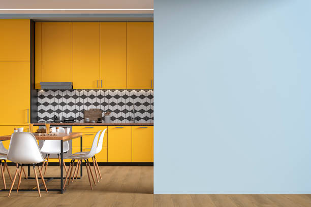 istock Modern kitchen and dining room stock photo 1337570121