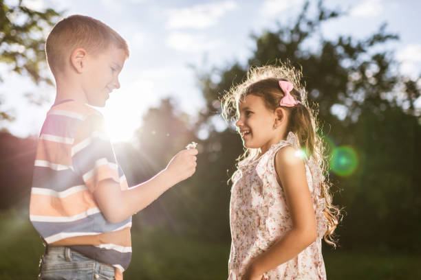 istock Beautiful children in nature 1337571000