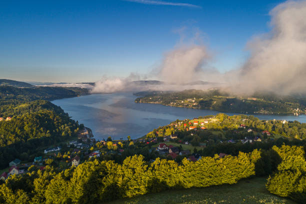 istock Sunrise on the lake. 1337572958