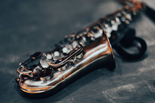 istock close up view of a beautiful saxophone 1337575411