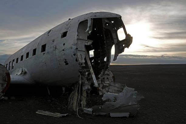 istock Abandoned plane wreck at Solheimasandur, Iceland 1337578928