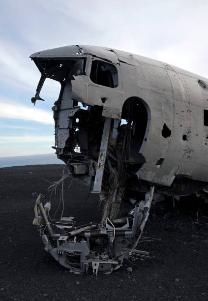 istock Abandoned plane wreck at Solheimasandur, Iceland 1337578953