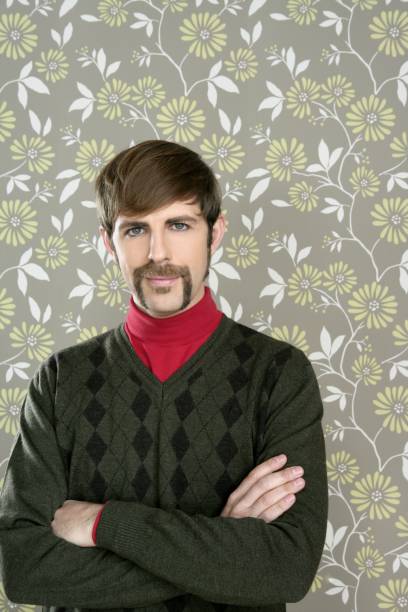 istock mustache retro salesman geek portrait 1337583007