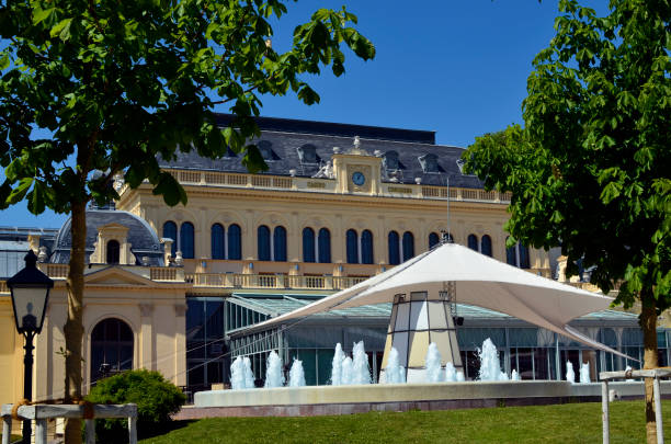 Baden, Lower Austria - May 06, 2011: Casino and Congress center in the Unesco World heritage site in Lower Austria