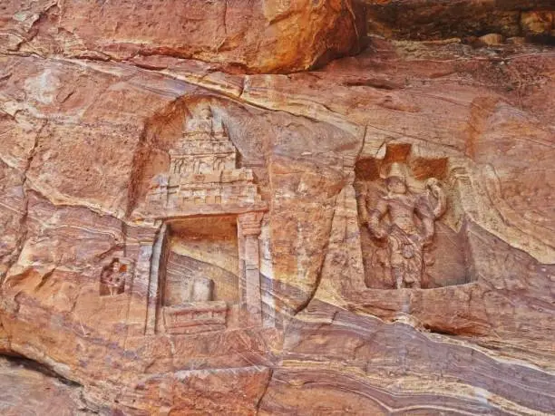 Photo of Badami caves temple ,Karnataka,India