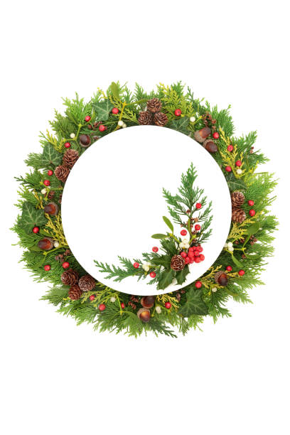 istock Winter and Christmas Abstract Table Setting with Flora 1337590168