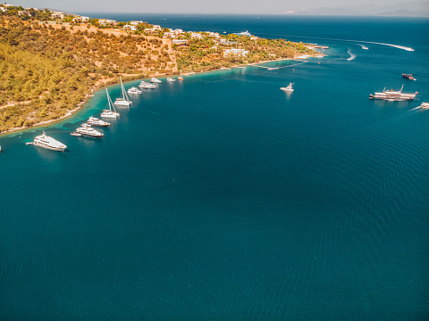 Aerial View Heaven Bay at Bodrum