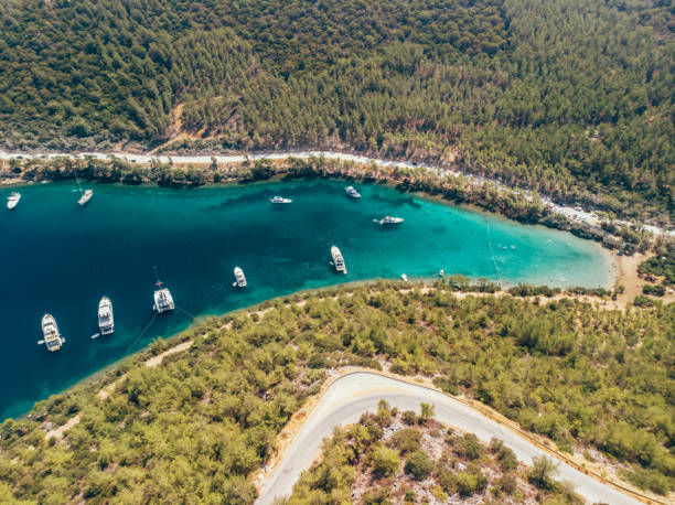 istock Aerial View Heaven Bay at Bodrum 1337595316