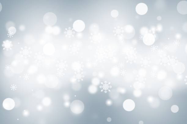 istock Gray abstract background. white bokeh blurred beautiful shiny lights. use for Merry Christmas, happy new year wallpaper backdrop and your product. 1337595783