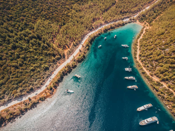 istock Aerial View Heaven Bay at Bodrum 1337595846