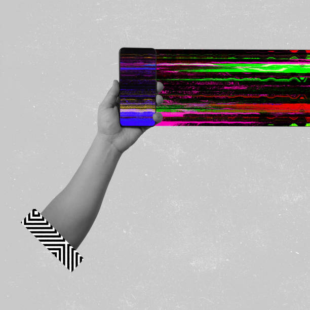 istock Bad quality information. Contemporary art collage. Symbolism 1337598272