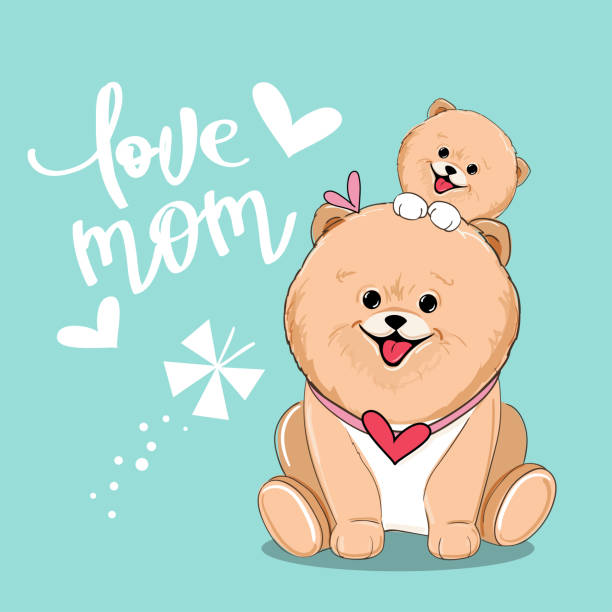 98 Happy Mothers Day Dog Illustrations & Clip Art - iStock