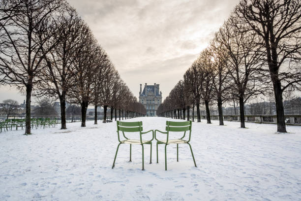 Tuillerie Gardens in the snow