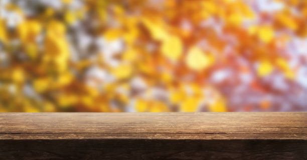 istock A wooden table top product display with a blurred background. 1337608599