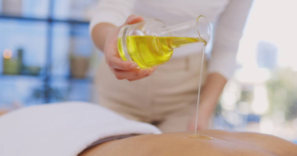 istock Shot of an unrecognisable woman getting a massage at a spa 1337626149