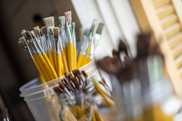 istock Brushes - School Supplies - Art Supplies 1337629739