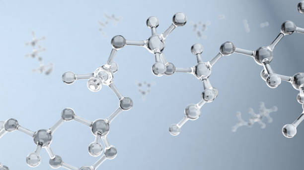 istock Science or medical background with molecules, Nano technology and research, 1337631142
