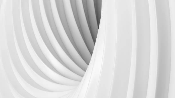 istock Abstract background art white swirl curved,mobius stripe pattern,Concept from mobius strip shape 1337632183