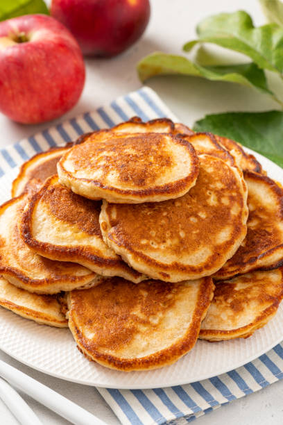 istock Homemade apple pancakes 1337642232