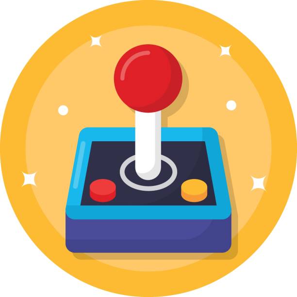 istock Classic retro joystick with two buttons Concept Vector Icon Design, Esports or mind sport Symbol, Electronic sports Equipment Sign, Video gaming hardware Stock illustration 1337646861