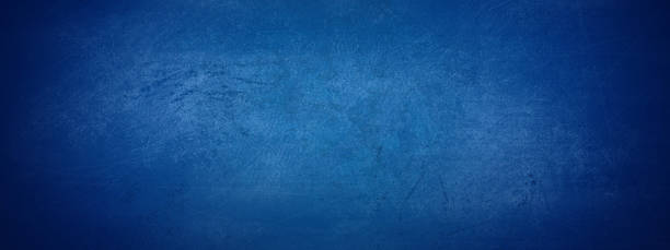 istock Panoramic Dark Blue Grunge Cement Wall Abstract Background Texture 1337647188