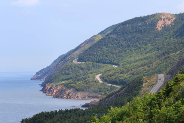 Cabot Trail in Cape Breton Island, Nova Scotia, Canada
