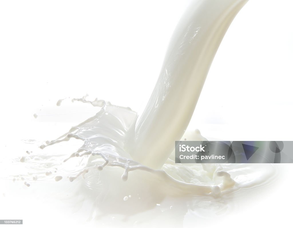 milk splash - Lizenzfrei Eingießen Stock-Foto