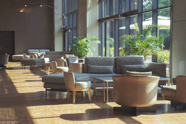 istock Luxury five stars hotel's lobby 1337656881
