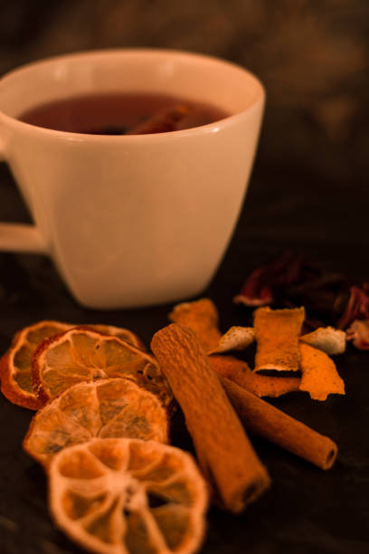 istock White cup of tea with steam. 1337672178