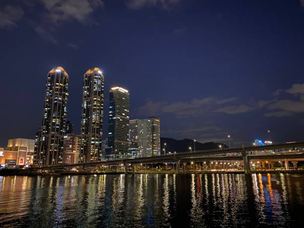 istock Night view in Busan, South Korea 1337680345