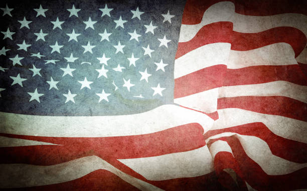 istock Grunge American flag 1337684450